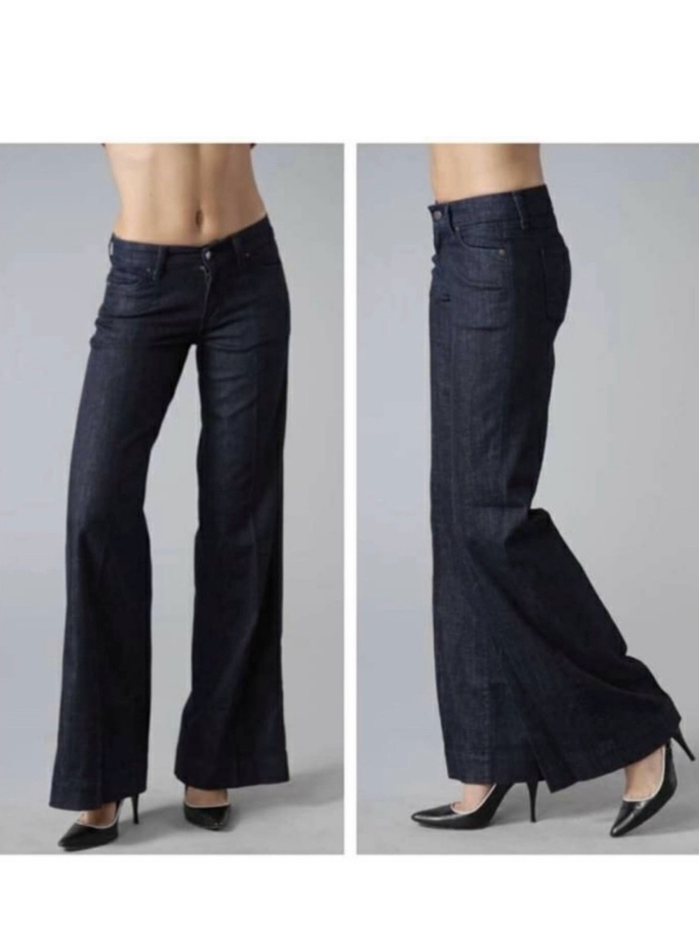 Citizens of Humanity Garbo Palazzo Jeans Dark Wash Flare Size 32. So chic!